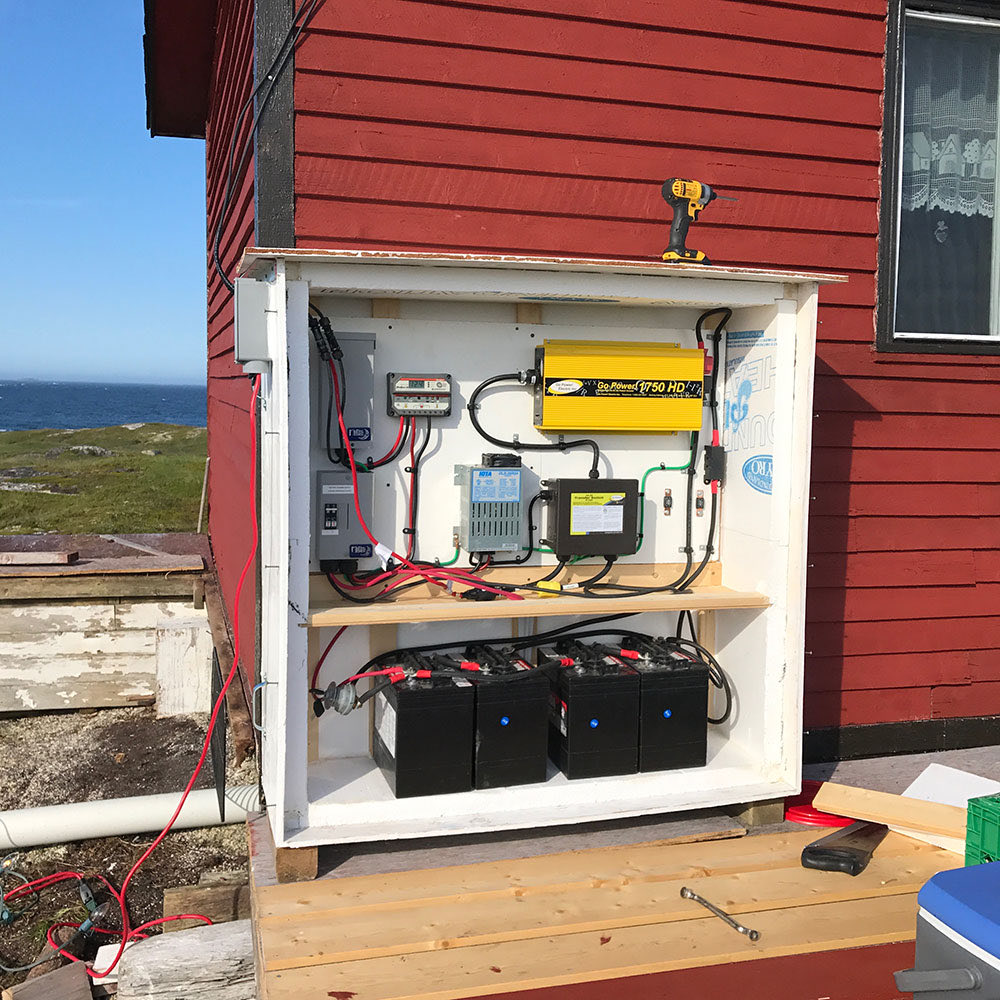 Solar power installation